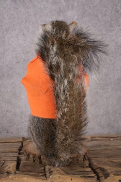 Hunting Squirrel with Rifle and Orange Vest SKU 2935 - Image 4