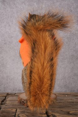 Hunting Squirrel with Rifle and Orange Vest SKU 2933 - Image 4