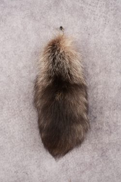 Silver Fox Tail Key Chain SKU 3019