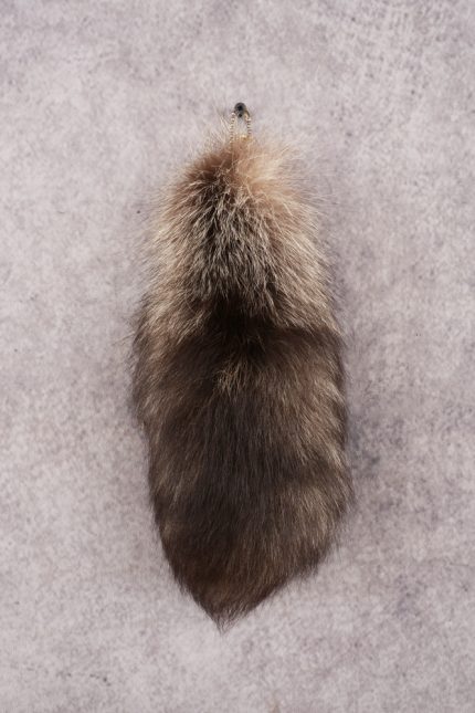 Silver Fox Tail Key Chain SKU 3019