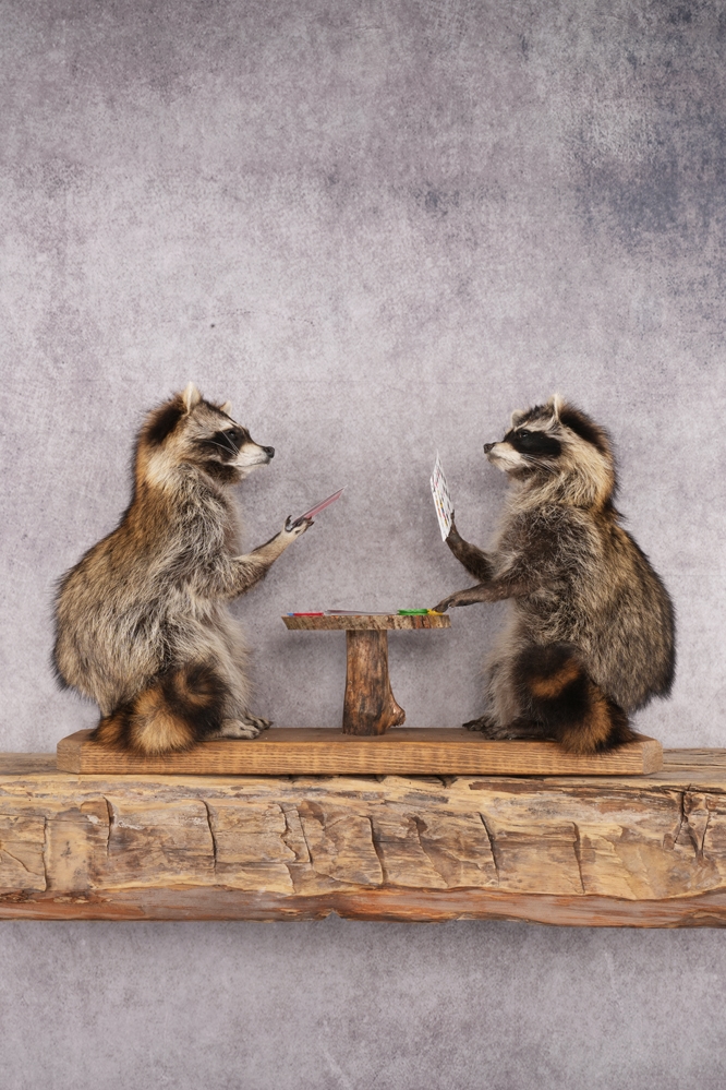 A7409074 Poker Playing Raccoons SKU 3076 - Image 1