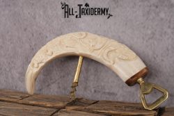 Carved Warthog Tusk Bottle Opener SKU 2428 - Image 6